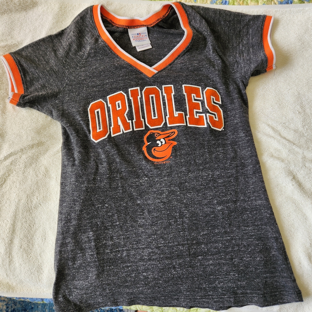 Orioles Gray and Orange T-Shirt